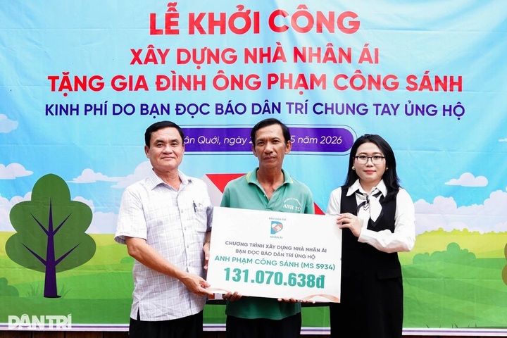 Dantri/DTiNews readers help build new house for liver cancer patient - 2