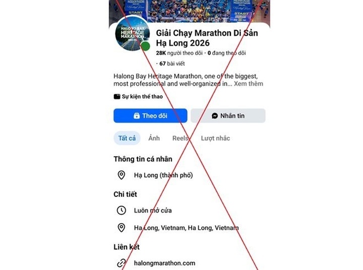 Police warn of fake Halong Bay marathon fanpages - 1