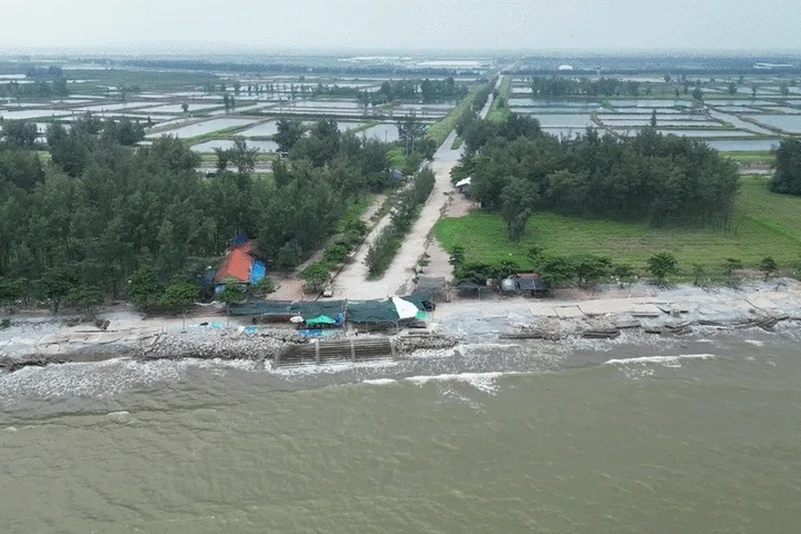 Severe erosion leaves Rang Dong coastal tourist site in ruins - 1