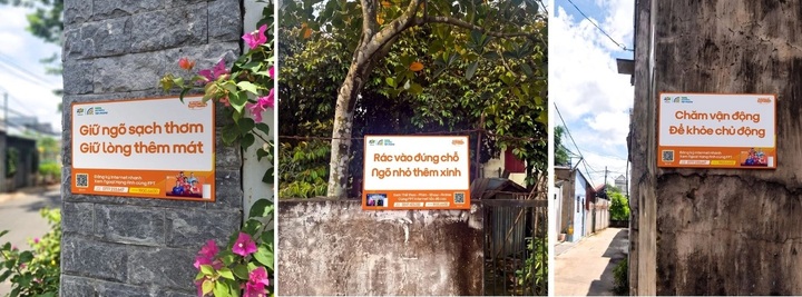 Kind messages brighten up small alleys across Vietnam - 1