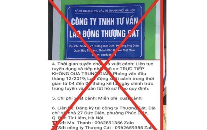 Cảnh giác thủ đoạn lừa đảo xuất khẩu lao động trên không gian mạng - 1 Cảnh giác thủ đoạn lừa đảo xuất khẩu lao động trên không gian mạng - 1