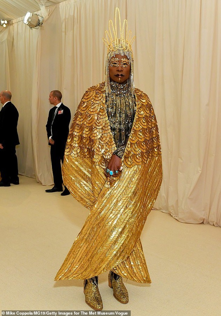 Sao nam hóa nữ hoàng Cleopatra dự Met gala - Ảnh 4. Sao nam hóa nữ hoàng Cleopatra dự Met gala - Ảnh 4.