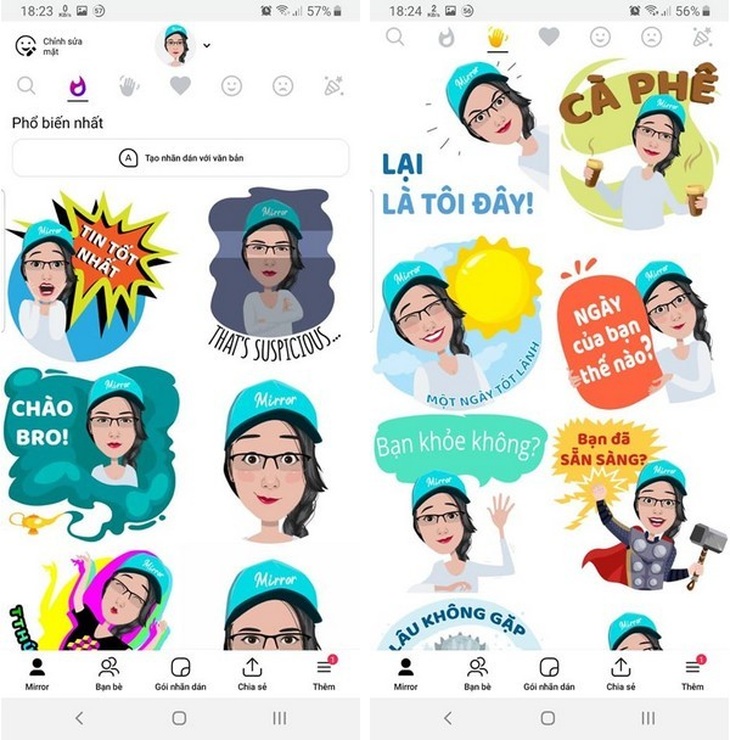 Thủ thuật biến gương mặt chính mình thành các sticker cực độc đáo và thú vị - Ảnh 4. Thủ thuật biến gương mặt chính mình thành các sticker cực độc đáo và thú vị - Ảnh 4.