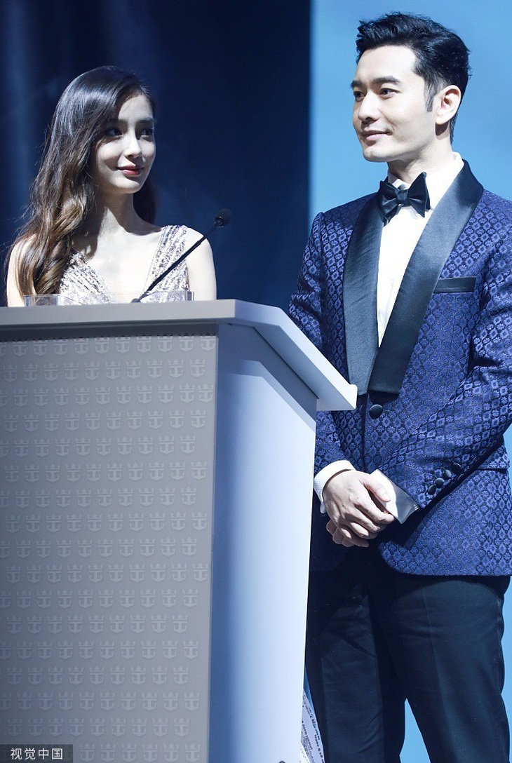 Huỳnh Hiểu Minh nâng váy cho Angelababy, đập tan tin đồn ly hôn - Ảnh 9.