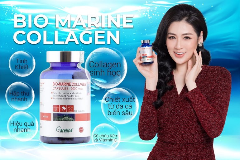 Bio Marine Collagen Careline - Collagen sinh học từ da cá biển sâu, được Á hậu Tú Anh tin dùng - 2