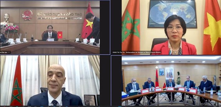 Việt Nam và Maroc ký thư ý định hợp tác giáo dục - 1 Việt Nam và Maroc ký thư ý định hợp tác giáo dục - 1