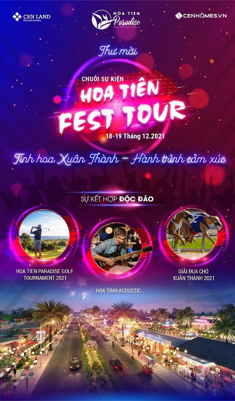Sắp diễn ra chuỗi sự kiện thể thao - giải trí lớn tại Hoa Tiên Paradise - 1 Sắp diễn ra chuỗi sự kiện thể thao - giải trí lớn tại Hoa Tiên Paradise - 1