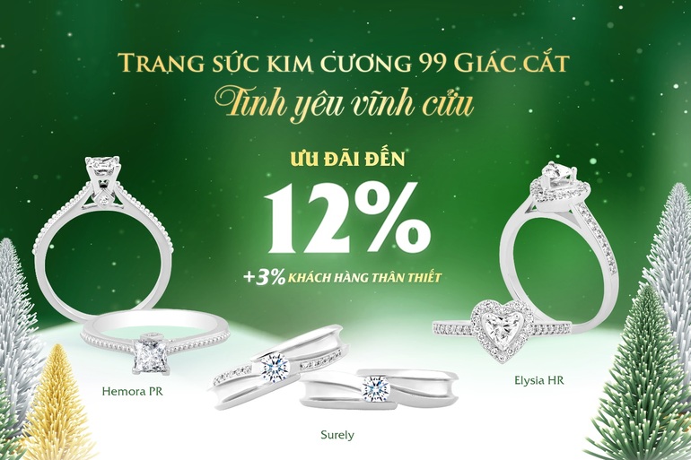 Thế Giới Kim Cương ưu đãi khủng dịp Noel và chào năm mới 2022 - 5