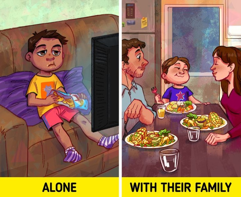 6 lý do bữa cơm gia đình luôn tốt cho bọn trẻ - 3