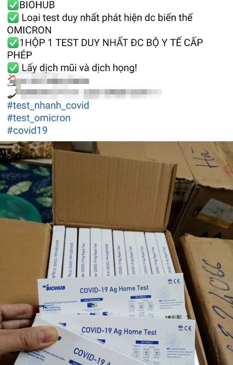 Loạn kit test độc quyền phát hiện Omicron trên mạng: Chuyên gia lên tiếng - 1