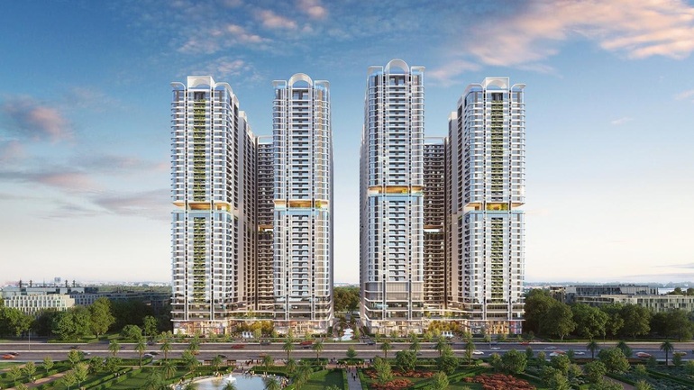 Kiềng ba chân tạo nên sức hút của tòa tháp The Gemini - 1 Kiềng ba chân tạo nên sức hút của tòa tháp The Gemini - 1