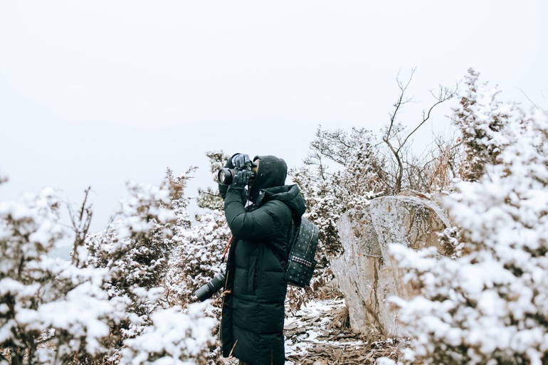 Chàng trai Việt dầm mưa đá và tuyết 4 tiếng săn cảnh đẹp xứ kim chi - 6