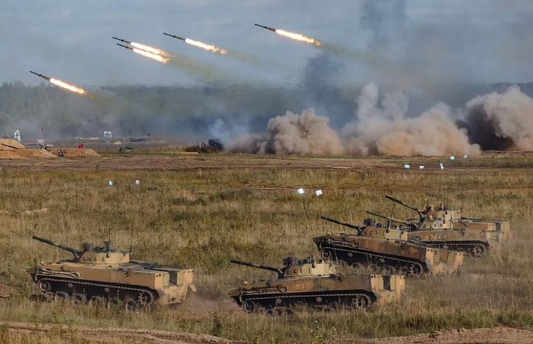 Nga đưa binh sĩ đến Belarus tập trận chung gần biên giới Ukraine - 1