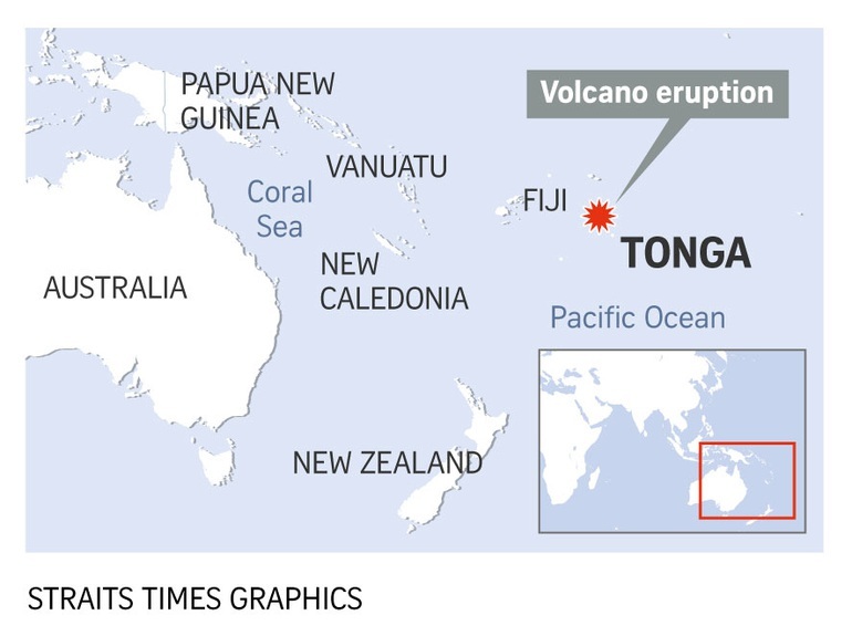 Vụ nổ núi lửa nghìn năm có một ở Tonga mạnh gấp 500 lần bom nguyên tử - 3