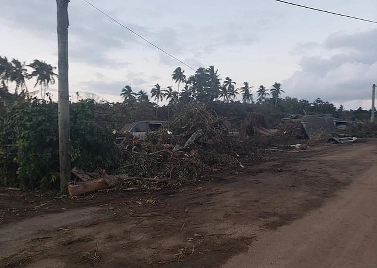 Cảnh tan hoang ở Tonga sau thảm họa sóng thần, núi lửa - 3