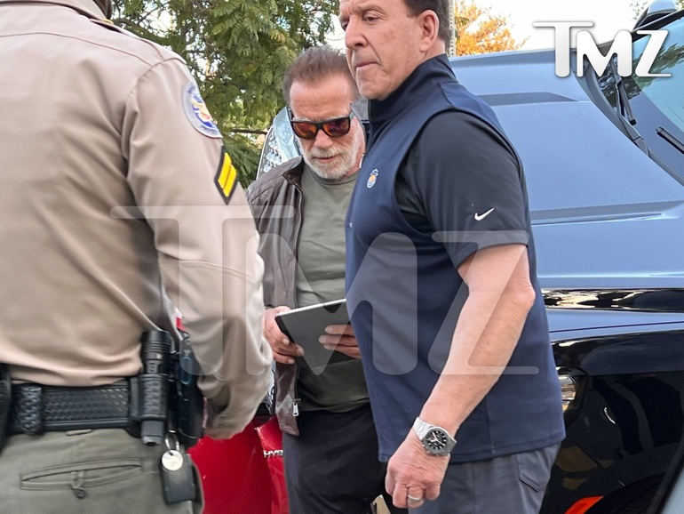 Tài tử Kẻ hủy diệt Arnold Schwarzenegger gặp tai nạn xe hơi liên hoàn - 2