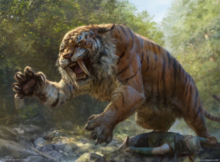 10 sự thật thú vị về hổ răng kiếm - thú săn mồi hoàn hảo thời tiền sử - 1