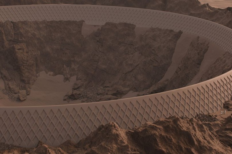 Ý tưởng khu định cư tựa như bánh mì tròn trên sao Hỏa - 1