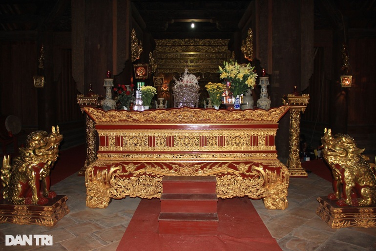 Độc đáo những hạng mục dát vàng bên trong Chính điện Lam Kinh - 6