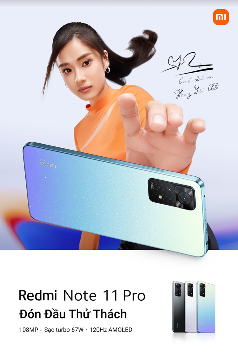 Xiaomi Việt Nam chính thức ra mắt dòng sản phẩm Redmi Note 11 cùng biệt đội Đón đầu thử thách - 3 Xiaomi Việt Nam chính thức ra mắt dòng sản phẩm Redmi Note 11 cùng biệt đội Đón đầu thử thách - 3