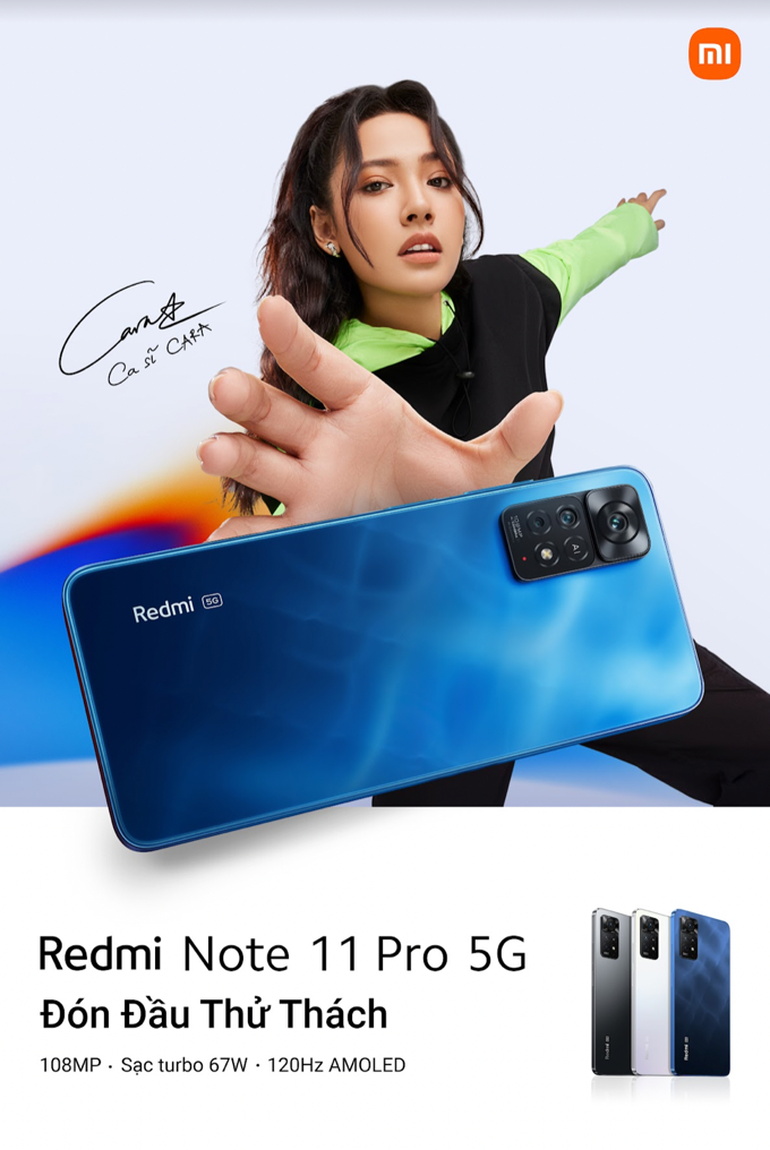 Xiaomi Việt Nam chính thức ra mắt dòng sản phẩm Redmi Note 11 cùng biệt đội Đón đầu thử thách - 4 Xiaomi Việt Nam chính thức ra mắt dòng sản phẩm Redmi Note 11 cùng biệt đội Đón đầu thử thách - 4