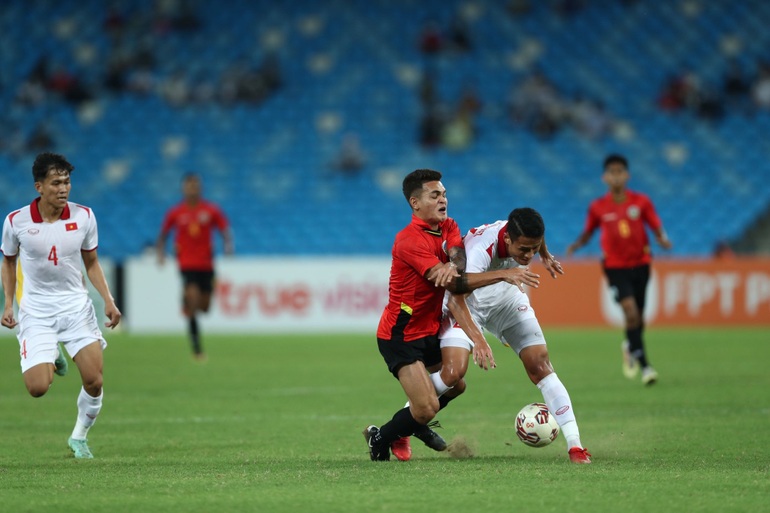 Cầu thủ Timor Leste khóc như mưa khi thua U23 Việt Nam ở loạt luân lưu - 1