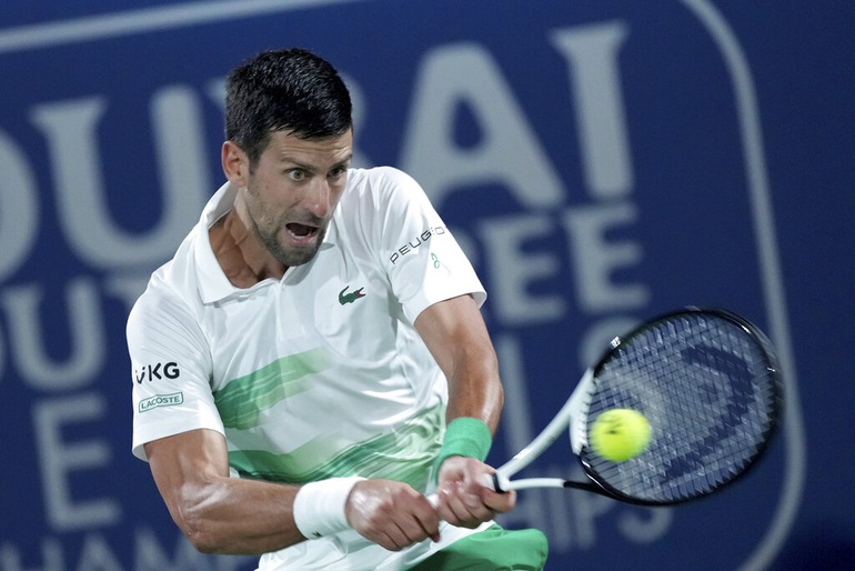 Novak Djokovic tiến vào tứ kết giải Dubai Open - 1