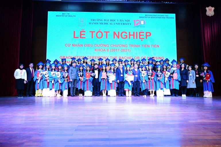 Độc đáo hình ảnh trao bằng tốt nghiệp qua màn hình ở Đại học Y Hà Nội - 2 Độc đáo hình ảnh trao bằng tốt nghiệp qua màn hình ở Đại học Y Hà Nội - 2