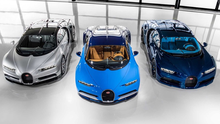 Chi phí đổi màu sơn cho Bugatti Chiron đủ để mua một chiếc Lamborghini |  Báo Dân trí