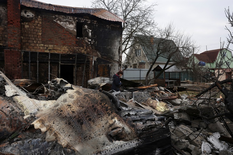 Ukraine tan hoang trong mưa bom bão đạn - 15