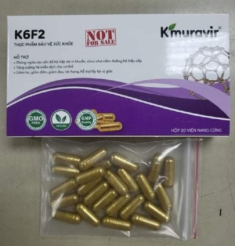 Cảnh báo tình trạng mua bán trao tay sản phẩm K6F2 Kmuravir chữa hậu Covid - 1 Cảnh báo tình trạng mua bán trao tay sản phẩm K6F2 Kmuravir chữa hậu Covid - 1