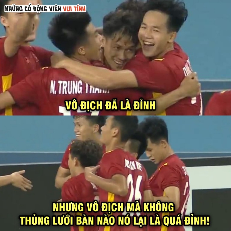 Một thành tích mà không phải đội bóng vô địch nào cũng làm được (Ảnh: Những cổ động viên vui tính). Một thành tích mà không phải đội bóng vô địch nào cũng làm được (Ảnh: Những cổ động viên vui tính).