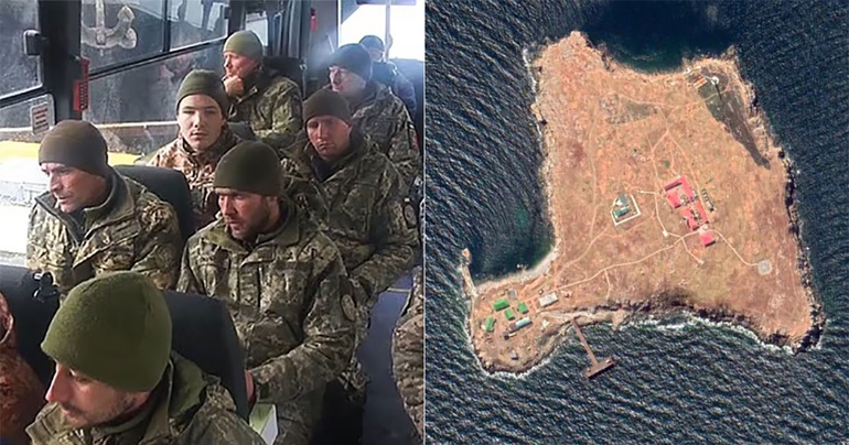 Ukraine đính chính thông tin về 82 binh sĩ trên đảo bị Nga kiểm soát - 1