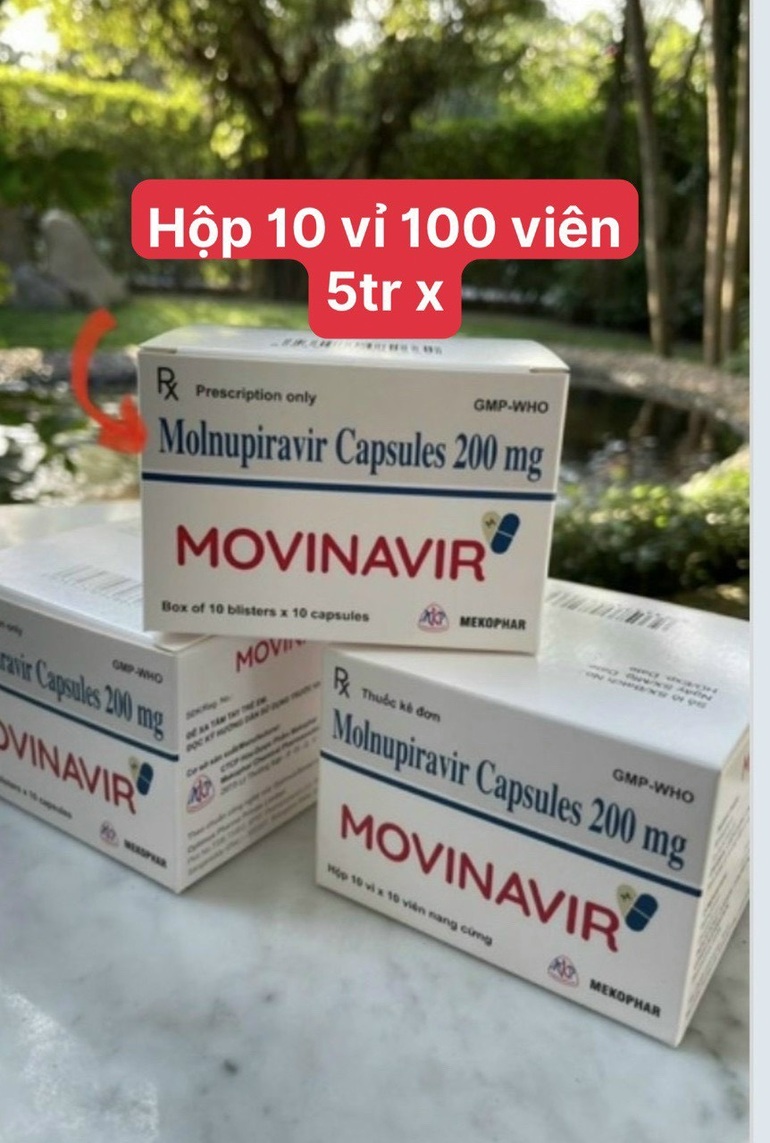 F0 kê toa mới được mua Molnupiravir: Nhà thuốc lo khó, chợ đen loạn giá - 3