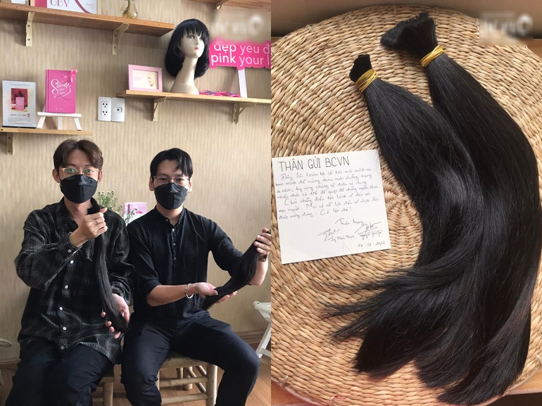 Hai chàng trai ở TPHCM hiến tóc tặng bệnh nhân ung thư  Sống đẹp