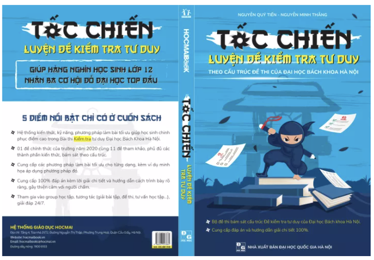 Sách Tốc chiến luyện đề đánh giá tư duy gắn mác Bách khoa HN để trục lợi - 2