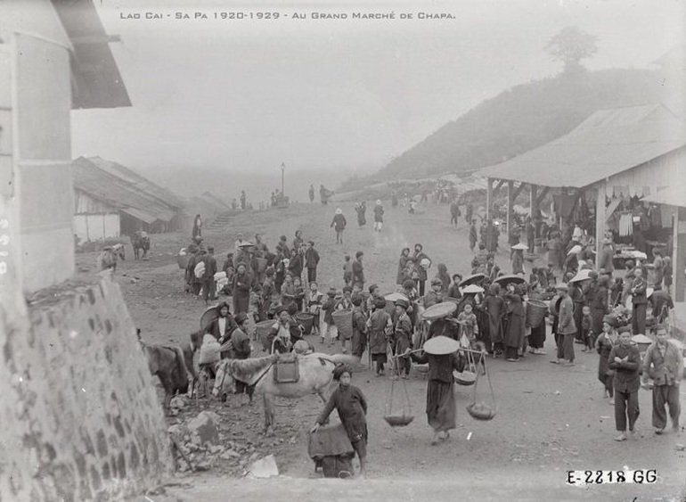 Ancient Sapa image in the early years of tourism was taken by the French - 1