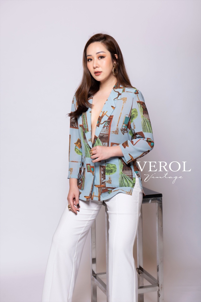 Hoa hậu Ngô Phương Lan rạng rỡ với phong cách vintage - 2 Hoa hậu Ngô Phương Lan rạng rỡ với phong cách vintage - 2