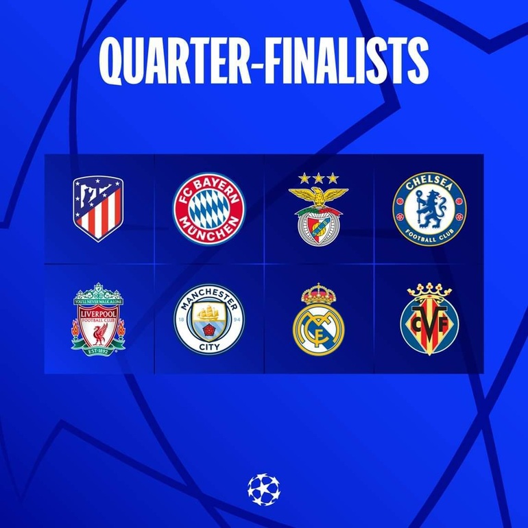 Xác định 8 đội bóng lọt vào tứ kết Champions League 2021/22 - 2