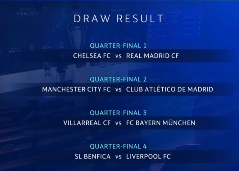 Tứ kết Champions League: Chelsea đại chiến Real Madrid - 1