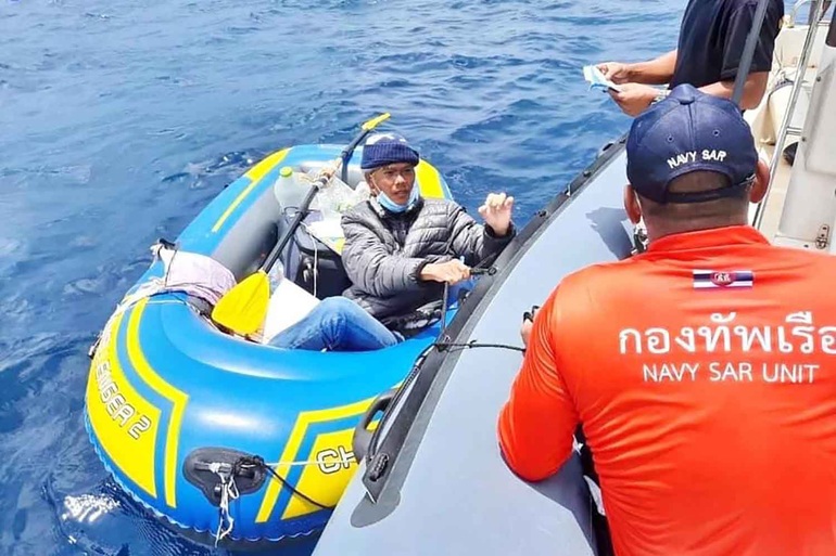 Người đàn ông Việt Nam chèo xuồng cao su vượt biển sang Ấn Độ thăm vợ - 1 Người đàn ông Việt Nam chèo xuồng cao su vượt biển sang Ấn Độ thăm vợ - 1