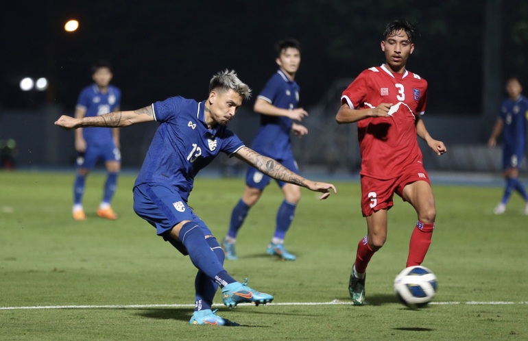 Thailand struggled to defeat Nepal in a friendly match - 1