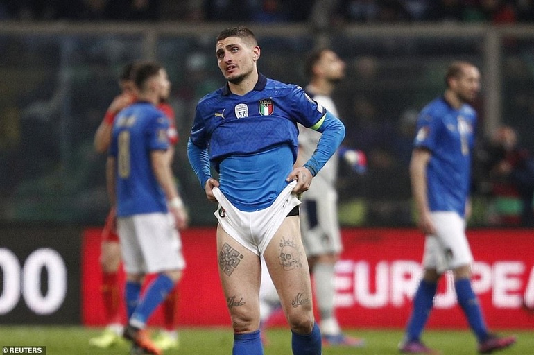 Thua sốc Bắc Macedonia, Italia chính thức tan vỡ giấc mơ dự World Cup 2022 - 10 Thua sốc Bắc Macedonia, Italia chính thức tan vỡ giấc mơ dự World Cup 2022 - 10