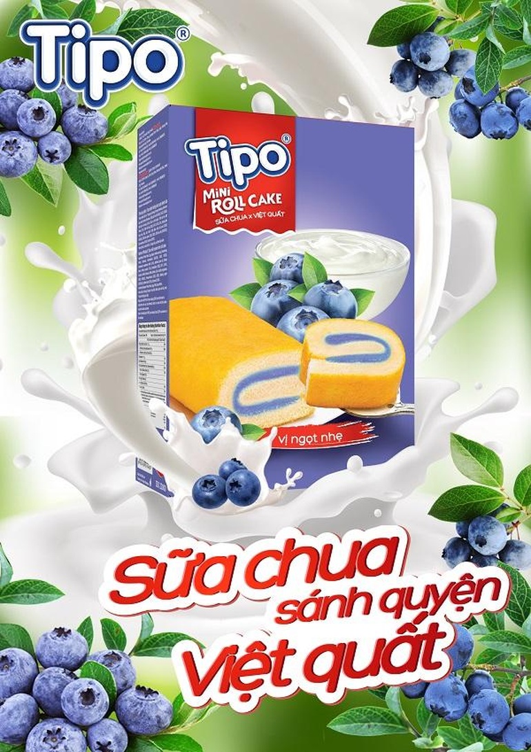 Tipo ra mắt sản phẩm mới vị sữa chua việt quất - 1 Tipo ra mắt sản phẩm mới vị sữa chua việt quất - 1