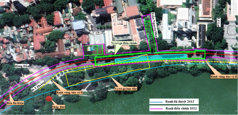 Đưa ga ngầm metro ra khỏi vùng bảo vệ di tích Hồ Gươm là lựa chọn tối ưu? - 2