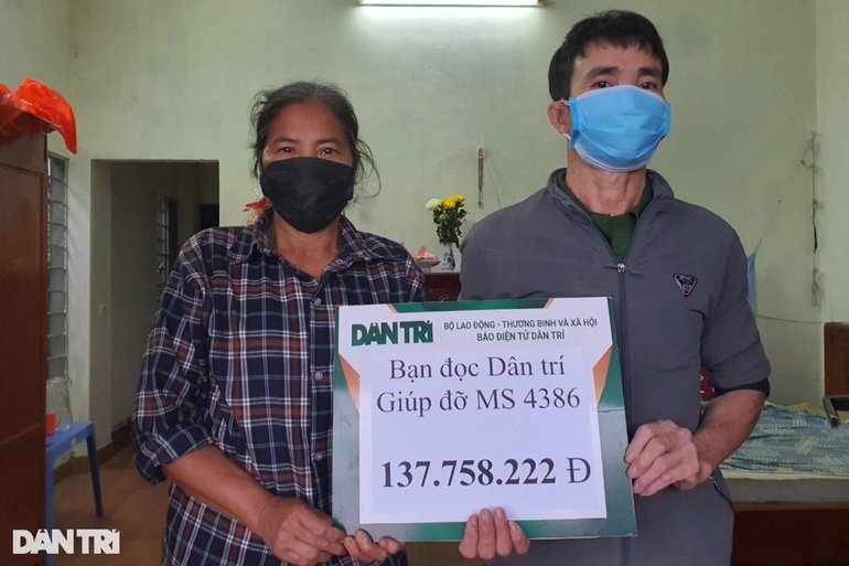 Dan Tri readers help the family of 3 seriously ill people with more than 200 million VND - 1