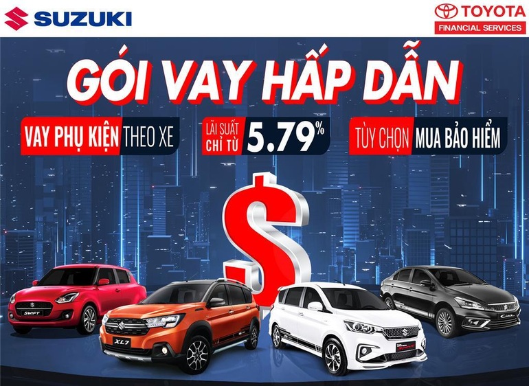 Vay mua xe Suzuki lên đến 85% giá trị xe với dịch vụ tài chính hấp dẫn - 1