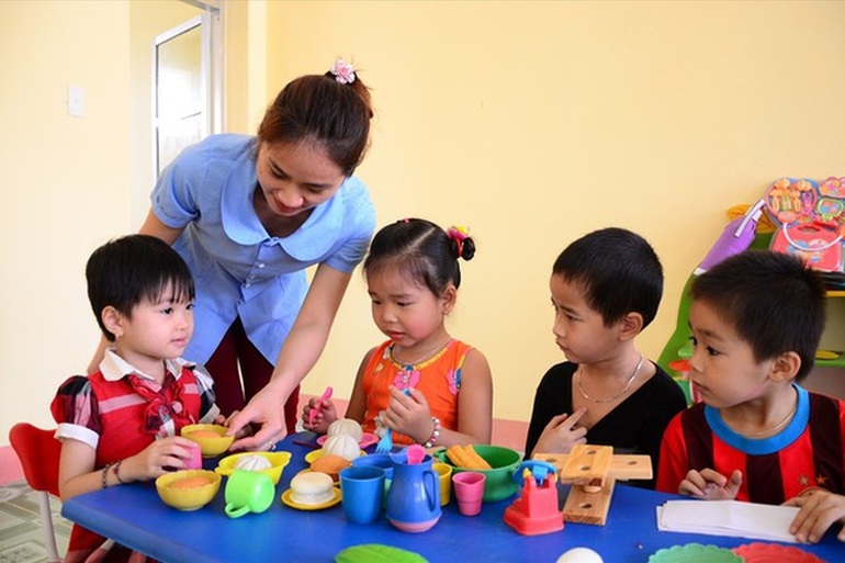 Hà Nội: Hơn 500.000 trẻ mầm non đi học trực tiếp từ 13/4 - 1