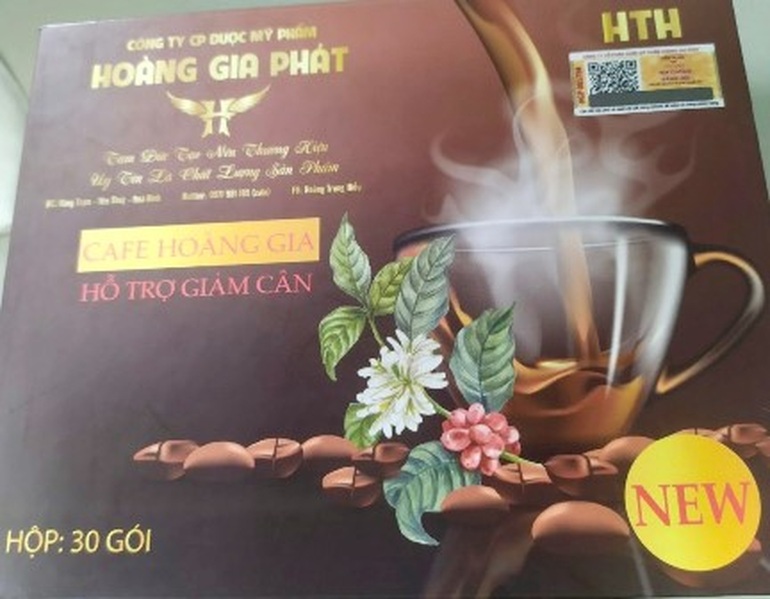 Cafe Hoàng Gia giảm cân khiến bệnh nhân phải cấp cứu chứa chất cấm nguy hại - 1