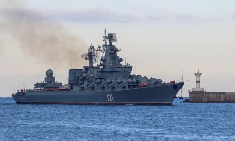 Tàu chiến chủ lực của Nga bị đắm sau nghi vấn trúng tên lửa - 1